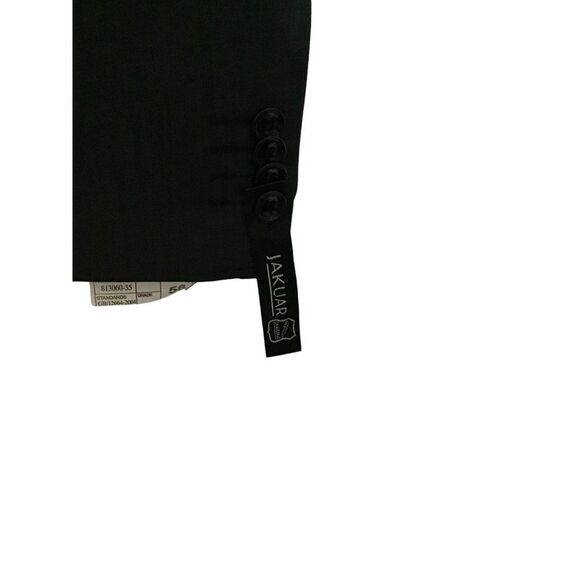 Jakuar Carlolucci Black Lined Blazer Jacket Size 52 - Picture 2 of 7